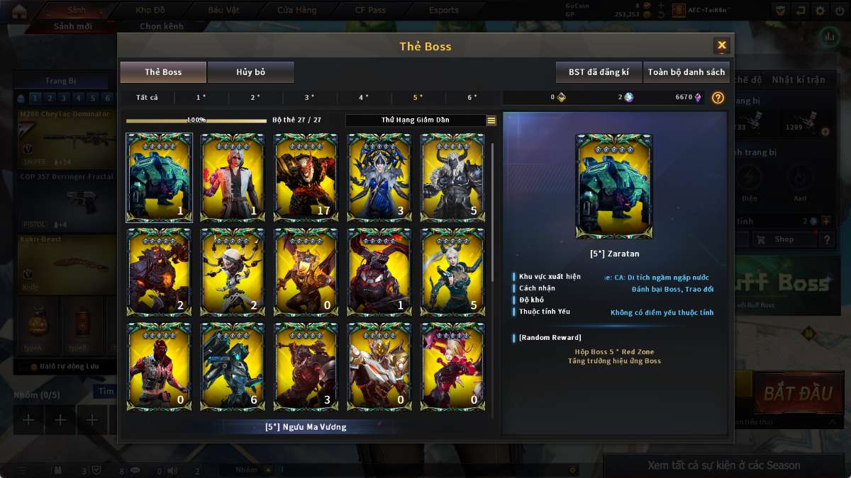 shop acc cf uy tin gia re